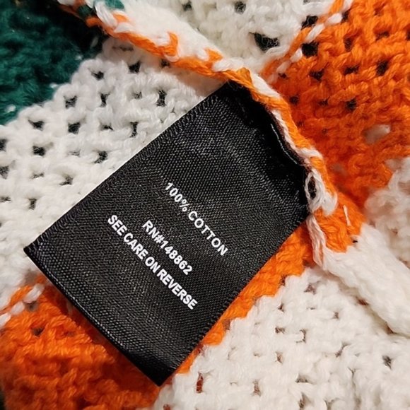 Torrid - Pullover Square Neck Flutter Sleeve Sweater in White with Multi Stripes - Picture 8 of 13